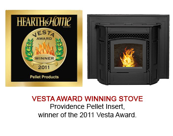 2011 Vesta Award Winning Stove Providence Pellet Insert
