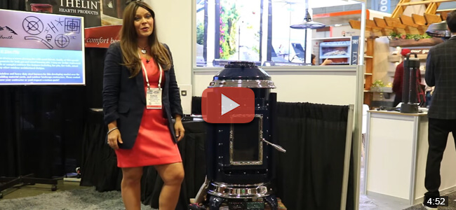 Thelin Parlour Pellet Stove Overview - HPBA 2024